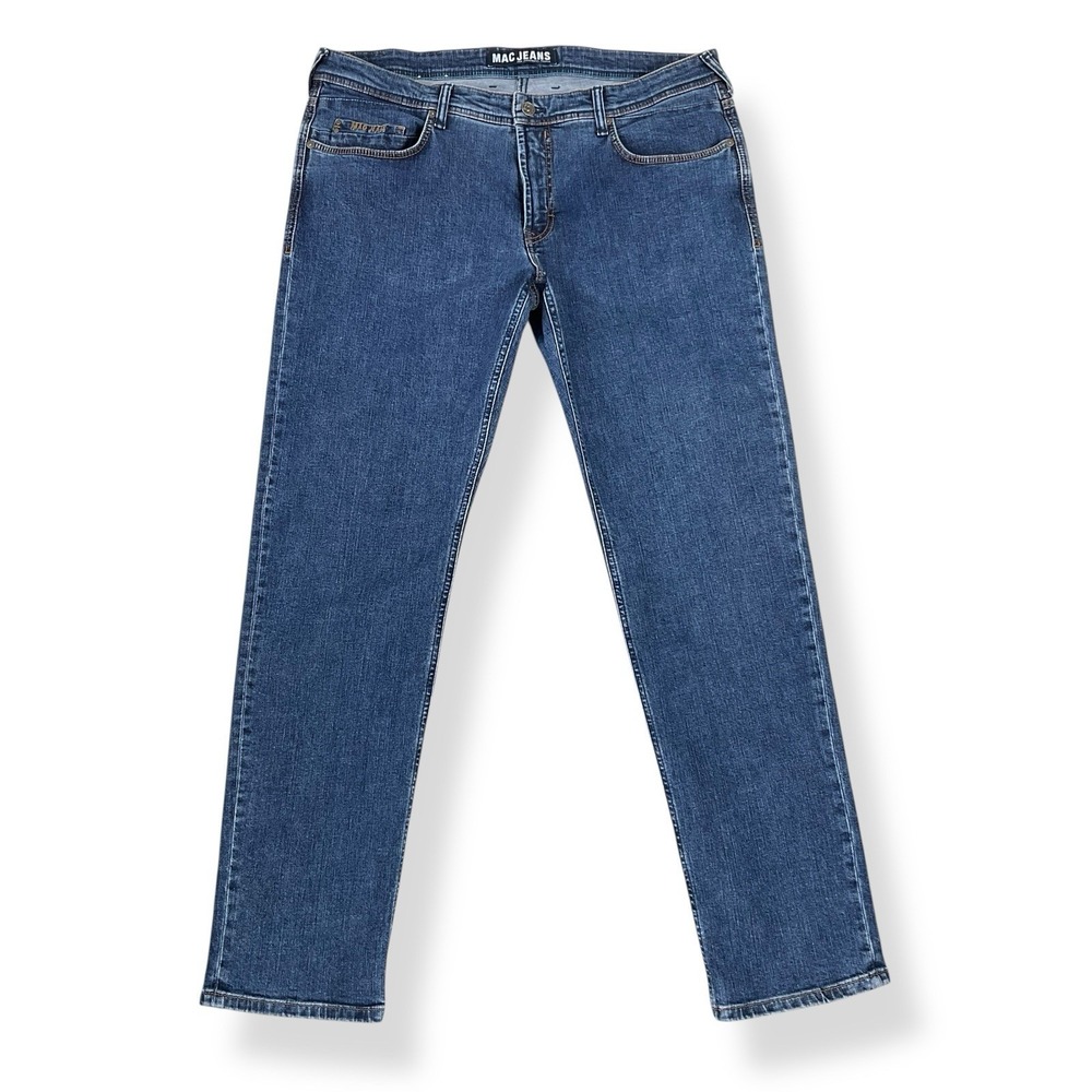Mac Jeans For Successful People Men 38x34 (ACTUAL 38x32.5) Blue Slim Leg Germany